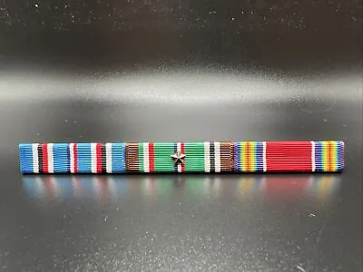 3 Ribbon Bar WWII European Campaign - ETO With Campaign /Battle Star - WW2  • $12.95