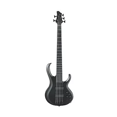 Ibanez BTB625EXBKF BTB Iron Label 5 String Electric Bass Guitar Black Flat • $949.99