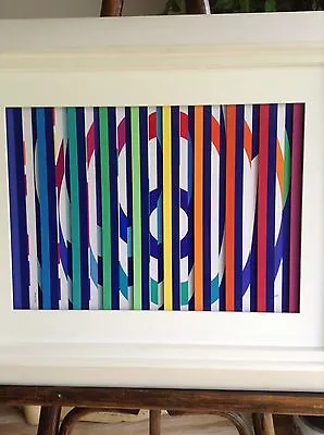 $8000 • Buy Yaacov Agam Multigraph With Serigraph Coa Signed Numbered Art Park West Gallery