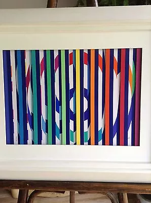 Yaacov Agam Multigraph With Serigraph Coa Signed Numbered Art Park West Gallery • $8000