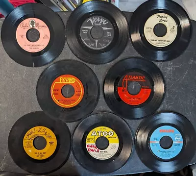 Lot Of 15 Soul/R&B 45s By Various Artists From 1968 7  Jukebox Singles • $6