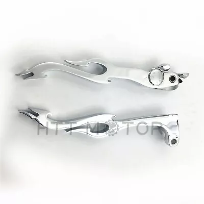 Chrome Hand Levers For Honda CBR 600RR 2003-2006 Billet Aluminum Brake Clutch • $12