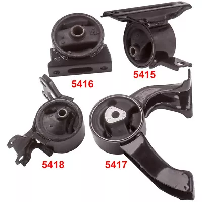 4pcs Motor & Trans Mount For Jeep Patriot (MK) L4 2.4L 2.0L 07-16 A5418 A5417 • $49.30