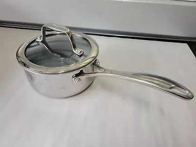 J.A. Henckels Ceramic-Coat Saucepan & Lid 1 Quart 18/10 Stainless Steel Used • £28.50