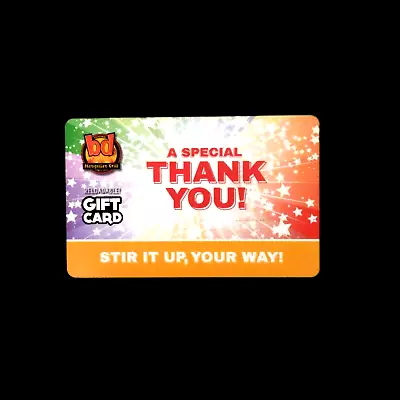 Bd Mongolian Grill A Special Thank You! NEW COLLECTIBLE GIFT CARD $0 #6276 • $5.26