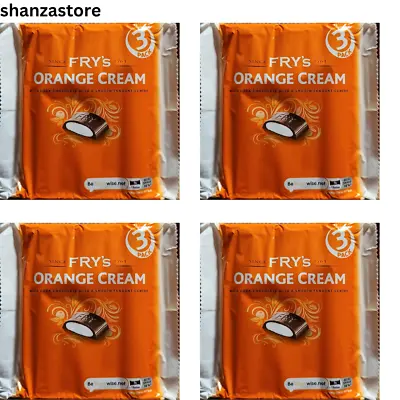 4X Fry's Orange Cream Chocolate Bar New Edition Multipack 3 X 49g BBE 19/12/2023 • £8.49