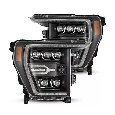 For 21-23 Ford F150 F-150 AlphaRex NOVA Black Housing LED Projector Headlights • $1380