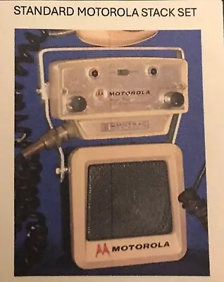 Stacking Bracket Set For Vintage Motorola MOTRAC MOTRAN & MOCOM 70 Radio Sets. • $48