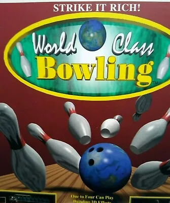 World Class Bowling Arcade Flyer Version 2 Original Video Game Retro Promo Art • $22.50