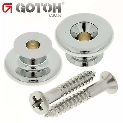 NEW Gotoh EP-B3 End Pins Oversized Strap Button For Guitar & Bass - NICKEL • $8.99