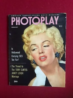 1953 Marilyn Monroe  PHOTOPLAY  Magazine (No Label) Scarce / Vintage • $69