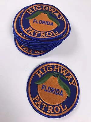18 FLORIDA  HIGHWAY PATROL   PATCH Police Vintage 4” Round • $48.95