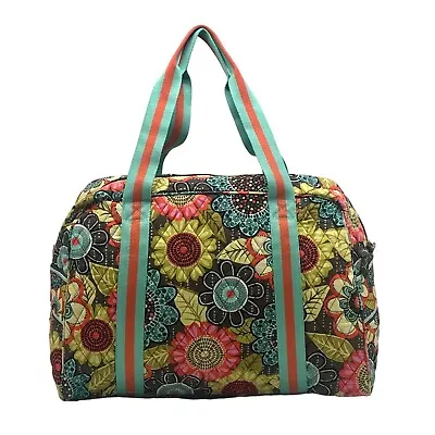 Vera Bradley Flower Shower Quilted Weekender Tote Bag • $40