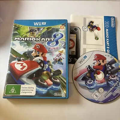 Mario Kart 8 Nintendo Wii U Complete With Game & Manual PAL • $29.99