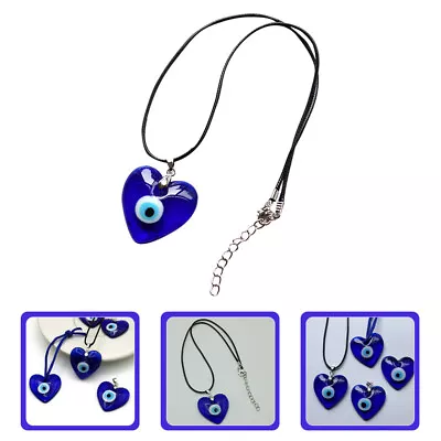 Nazar Amulet Necklace Rear View Mirror Ornamnet Evil Eye Jewelry • $8.53