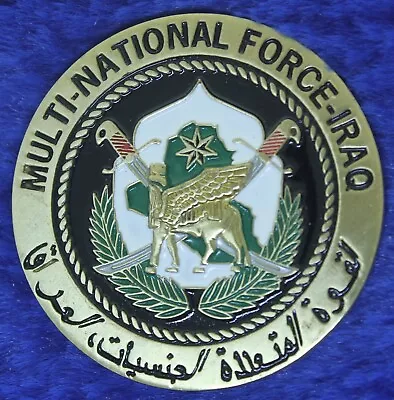 Multi-National Force Iraq Welcome Back From Iraq Challenge Coin PT-8 • $25