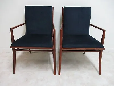 Pair Bexley Heath Widdicomb Teak Dining Room Arm Chairs Danish Modern  • $1699