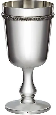 Celtic Band Goblet Pewter 300ml Bright Polished Finish Perfect For Engraving • $140.03