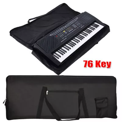 76 Key Slim Padded Keyboard Gig Bag Case Waterproof For YAMAHA Korg Casio • $27.99