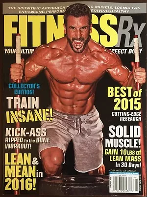 Fitness RX Solid Muscle Train Insane Collectors Edition Jan 2016 FREE SHIPPING! • $11.97