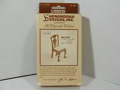 NOS Shenandoah Designs Houseworks Miniature Dollhouse Chippendale Furniture Kit • $10