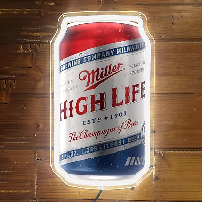 High Life Beer Party Store Poster Restaurant Silicone LED Neon Sign 12  X7  S3 • $49.99