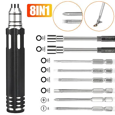 8-in-1 Steel Hex Screwdrivers Set Repair Tools Kit For RC Car Helicopter Drone • $13.98