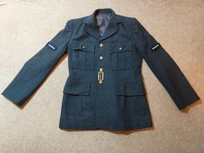 £30 • Buy WW2 RAF Leading Aircraftsman OA Uniform Tunic Jacket Buttons Buckle Repro No Blt