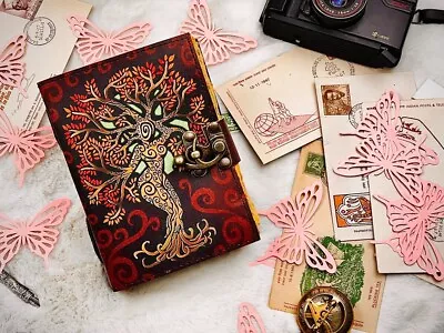 Vintage Grimoire Leather Journal Gifts • $27.29