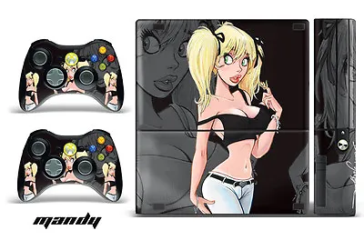 $8.95 • Buy Skin Decal Wrap For Xbox 360 E Gaming Console & Controller Sticker Design MNDY