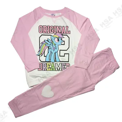 Kids Girls Character Cute Pink Pyjamas My Little Pony Nightwear World Book Day • £6.99