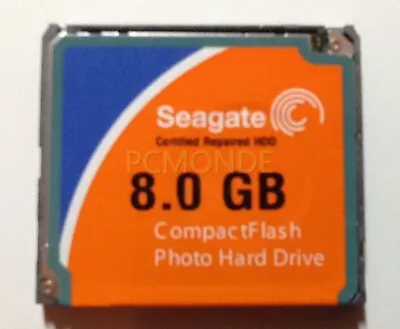 Seagate 8GB ST1.2 Series 3600RPM CompactFlash Type II MicroDrive (ST68022CF) • $199.99