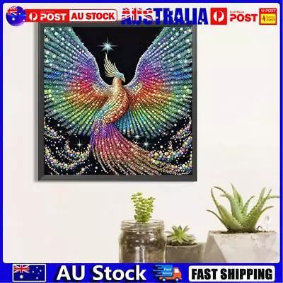 $9.45 • Buy 5D DIY Full Round Drill Diamond Painting Phoenix Kit Home Art Decoration (ZQ219)