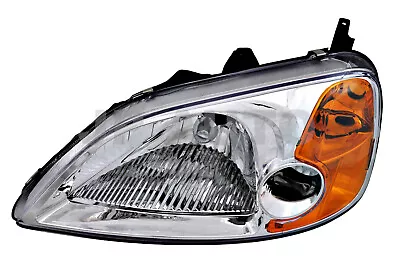 For 2001-2003 Honda Civic Coupe Headlight Halogen Driver Side • $62.55