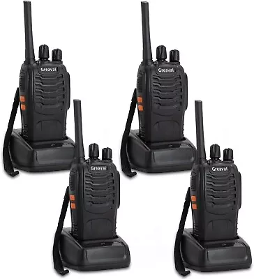 Greaval Walkie Talkie Rechargeable 4 Pack Long Distance 2 Two Way Radio • £45