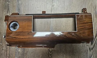 1980-1983 Lincoln Continental Mark VI Center Dash Radio Trim Bezel Woodgrain OEM • $59.99