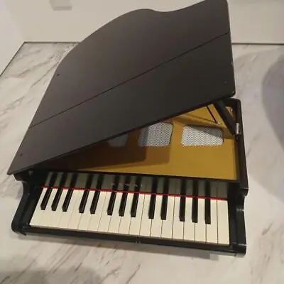 KAWAI Mini Grand Piano 32 Key Toy Piano Used Black 1141 Without Box • $143