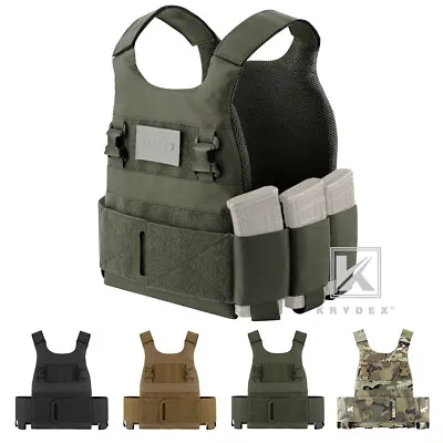 KRYDEX Low Vis Slick Plate Carrier Low Profile Tactical Armor Plate Carrier • $69.95