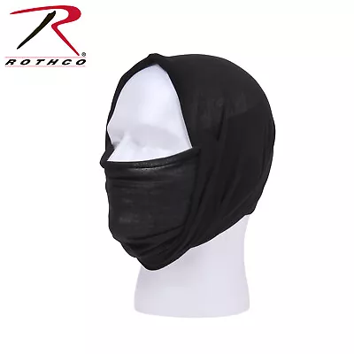 Rothco Multi-Use Tactical Wrap Black Head Face Neck #5301 • $7.99