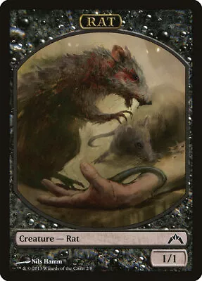 MTG Rat ** Gatecrash Tokens ** English (NM) • $1.43