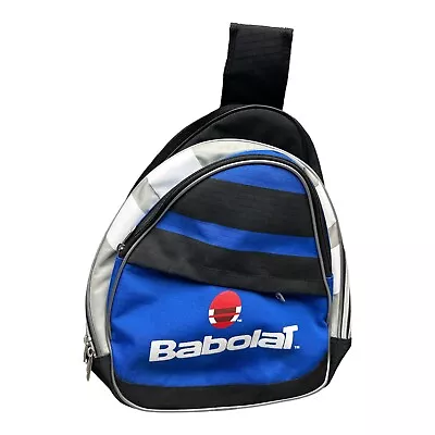 Babolat Team Tennis Racket Classio Line Backpack Case Expandable Blue Black • $49.87