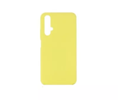 Cover Case Silicone Suave Colour Yellow For Huawei Nova 5T / Honour 20 • £17.90