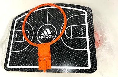 Adidas Mini Basketball Court Ball/Hoop Game Slam Dunk Sport Toy Over Door Mount • $8