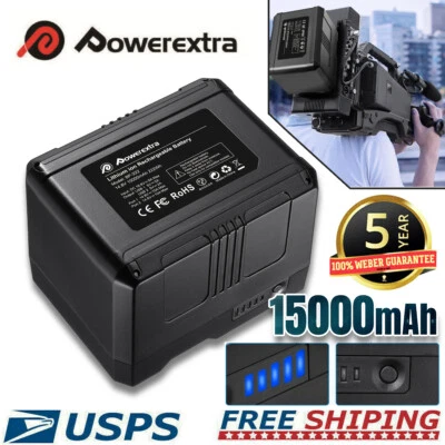 $102.99 • Buy 222WH 14.8V 15000mAh V Mount Battery For Sony HDCAM XDCAM Camera & Camcorder