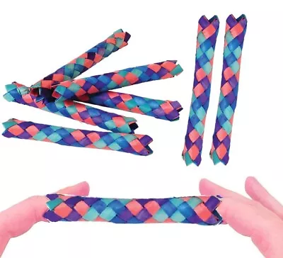 £6.76 • Buy  24 Classic Bamboo Chinese Finger Traps (5 ) For Kids And Adults. (24 Pack)