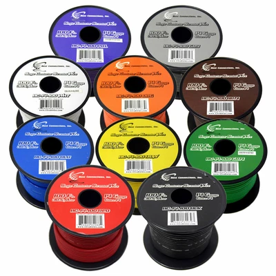 $64.95 • Buy 10 Rolls 14 Gauge 100 Feet Power Cable Car Audio Primary Remote Wire Copper Mix