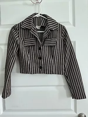 Late 50s Vintage Cropped Knit Jacket By Georgia Griffin Of Miami  Size Sm • $15