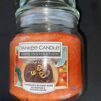 Yankee Candle Home Inspiration Medium Jar 340g - Chocolate Orange • £13