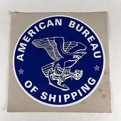 Maritime American Bureau Of Shipping Sticker Decal Free Shipping! • £8.63