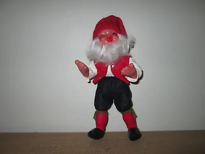 Vintage ARNE HASLE Norwegian Christmas Elf Gnome 11  Latex Doll W/ Beard • $44.29